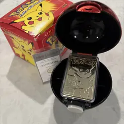 Pokemon Special Edition Pikachu (Burger King 1999) 23 karat Gold-Plated Card #25 - Image 1