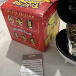 Pokemon Special Edition Pikachu (Burger King 1999) 23 karat Gold-Plated Card #25 - Image 3