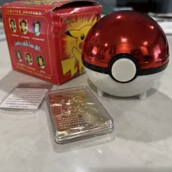 Pokemon Special Edition Pikachu (Burger King 1999) 23 karat Gold-Plated Card #25 - Image 4