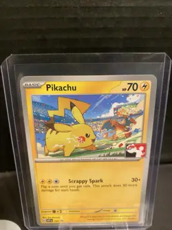 NM Pikachu SVP101 Black Star Promo Play League Pokemon Card TCG - Image 3