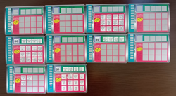 Set of 10 Tomy Pokemon Scratch Card 1997 Squirtle Haunter Nidoqueen Rhydon - Image 2
