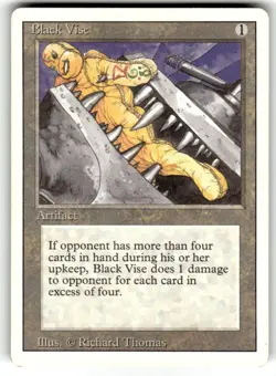 Black Vise Revised Edition Regular MTG LP/MP - Image 1