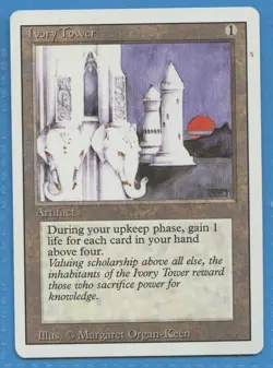 MTG: Revised: Ivory Tower - Image 1