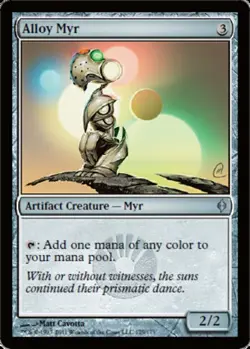 MTG - Alloy Myr - New Phyrexia - NM, English Magic FLAT RATE SHIP - Image 1