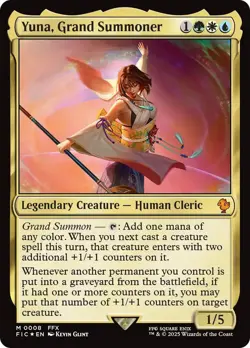 Foil - Yuna, Grand Summoner - 8 / NM / English - Image 1