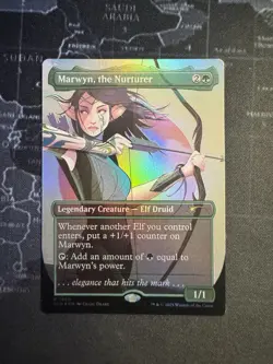 Marwyn, the Nurturer Rainbow Foil Secret Lair MTG Magic The Gathering - Image 1