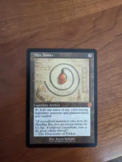 Mox Amber (Schematic) The Brothers' War: Retro Frame Artifacts Regular - Image 1