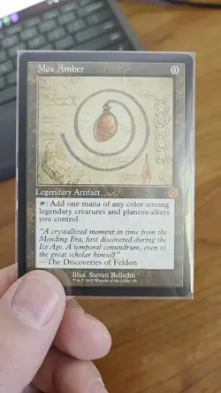 Mox Amber (Schematic) The Brothers' War: Retro Frame Artifacts Regular - Image 2