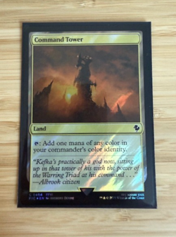 Command Tower (0484) (Surge Foil) Commander: Final Fantasy Surge Foil NM - Image 1