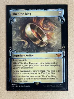 The One Ring (Showcase Scrolls) - MTG The Lord of the Rings -- NonFoil Mint - Image 1