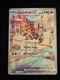 Pokemon Skeledirge ex Special Illustration Rare SV02: Paldea Evolved 258/193 NM - Image 2