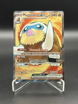 Mamoswine EX 174/159 Journey Together Ultra Rare Pokemon NM - Image 1