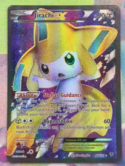 Jirachi EX 98/101 - FULL ART - Pokemon Black & White Plasma Blast #98 - LP+ - Image 1