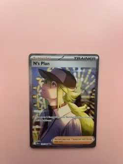 Pokemon N's Plan 170-086 Special Illustration Rare S&V Black Bolt - Image 2
