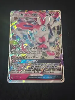 Sylveon GX 92/145 SM Guardians Rising Ultra Rare Holo Pokemon TCG Near Mint - Image 1