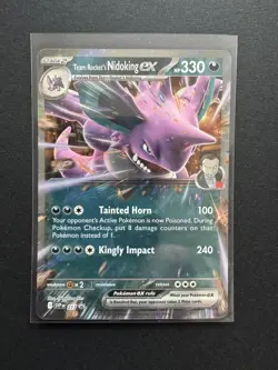 Pokemon TCG - S&V - Team Rocket’s Nidoking EX - SVP217 - Black Star Promo - Image 1