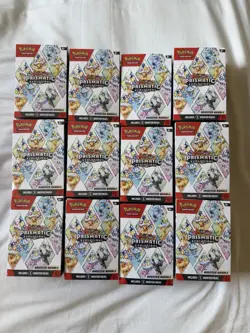 Pokemon TCG Prismatic Evolutions Booster Bundle x12 boxes - New and Sealed - Image 1