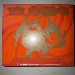 Pokemon TCG XY Evolutions Charizard ETB Elite Trainer Box RARE (Fair Condition) - Image 1