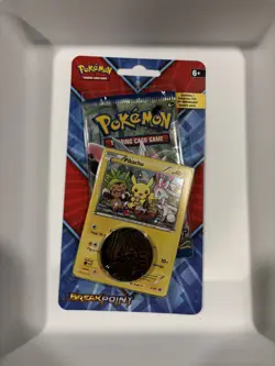 Pokemon TCG XY Breakpoint Checklane Blister Booster Pack Pikachu XY95 Promo - Image 1