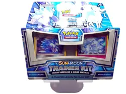 2018 Pokemon TCG Sun & Moon Trainer Kit Alolan Sandslash / Ninetales HOLO Sealed - Image 1