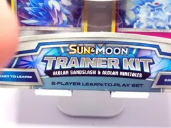 2018 Pokemon TCG Sun & Moon Trainer Kit Alolan Sandslash / Ninetales HOLO Sealed - Image 3