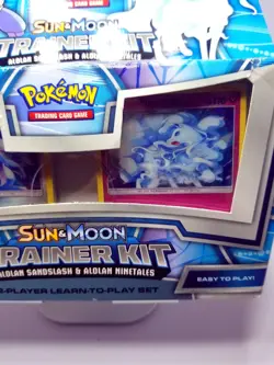 2018 Pokemon TCG Sun & Moon Trainer Kit Alolan Sandslash / Ninetales HOLO Sealed - Image 4