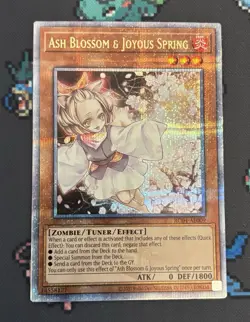 Yugioh Asian English Ash Blossom & Joyous Spring RC04-AE009 QCSR - Image 1