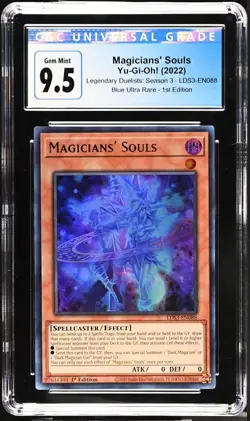 Yu-Gi-Oh! Magicians' Souls 2022 LDS3-EN088 Blue Ultra Rare 1st Ed CGC GMT 10 - Image 2