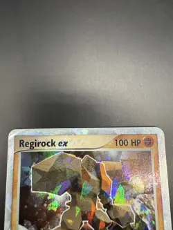 Regirock 98/101 EX Hidden Legends Shattered Ice Pokemon Card - Image 1