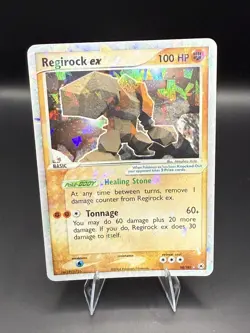 Regirock 98/101 EX Hidden Legends Shattered Ice Pokemon Card - Image 2