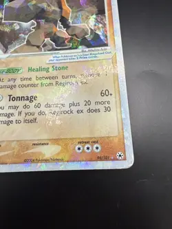 Regirock 98/101 EX Hidden Legends Shattered Ice Pokemon Card - Image 3