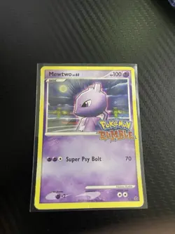 Pokemon card TCG Mewtwo Pokemon Rumble 9/16, LP-MP condotion - Image 4