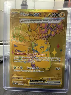 Pikachu EX Prismatic Evolutions Holo Hyper Rare Card 179/131 SV - Image 1