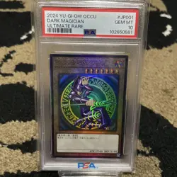 PSA10 Yu-Gi-Oh Black Magician Ultimate Rare Relief Card Quarter Century - Image 1
