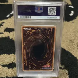 PSA10 Yu-Gi-Oh Black Magician Ultimate Rare Relief Card Quarter Century - Image 2
