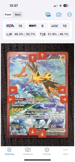 Pokemon TCG Zapdos EX 151 Special Illustration Rare Card 202/165 Pack Fresh - Image 3