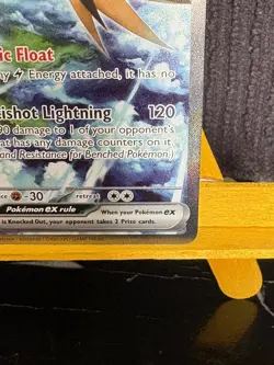 Pokemon TCG Zapdos EX 151 Special Illustration Rare Card 202/165 Pack Fresh - Image 4
