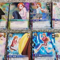 Bleach Soul Card Battle Orihime Inoue Lot of 15 Common Rare Holo Foil TCG - Image 3