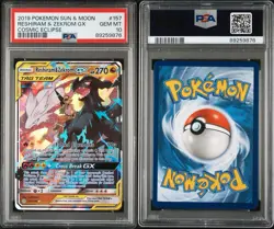 Reshiram & Zekrom GX 157/236 Holo Card PSA 10 Sm-Cosmic Eclipse - Image 3