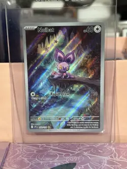 Pokemon TCG Noibat Illustration Card 169/159 Near Mint Condition - Image 1