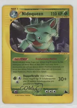 Nidoqueen German Pokemon e-Card Series Skyridge #22 2003 - Image 1