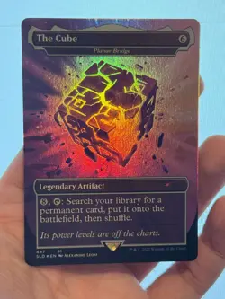 1X FOIL The Cube / Planar Bridge BORDERLESS MINT MTG Magic Fortnite Secret Lair - Image 3