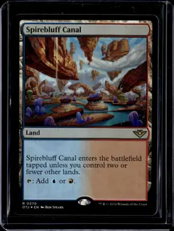 Spirebluff Canal - 270 - Foil - OTJ - NM - MTG Magic the Gathering - Image 1