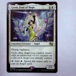Magic The Gathering Mtg Giada, Font Of Hope Anime Foundations Jumpstart Rare - Image 1