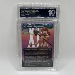 Vanille, Cheerful l'Cie - Borderless Foil MTG Final Fantasy FFXIII Graded 10 - Image 1