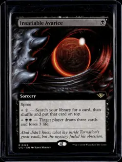 Insatiable Avaerice - 325 - OTJ - NM - MTG Magic the Gathering - Image 1