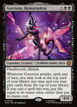 Gwenom, Remorseless 0056 (NM) MTG Marvel's Spider-Man non foil - Image 1