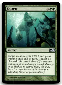 MTG Enlarge U Magic 2014 (M14) 170 LP - Image 1