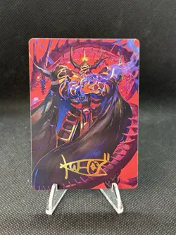 Art Series Golbez, Crystal Collector GOLD STAMPED 45/53: Final Fantasy MTG (NM) - Image 1