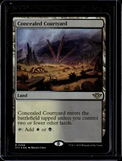 Concealed Courtyard - 268 - Foil - OTJ - NM - MTG Magic the Gathering - Image 1